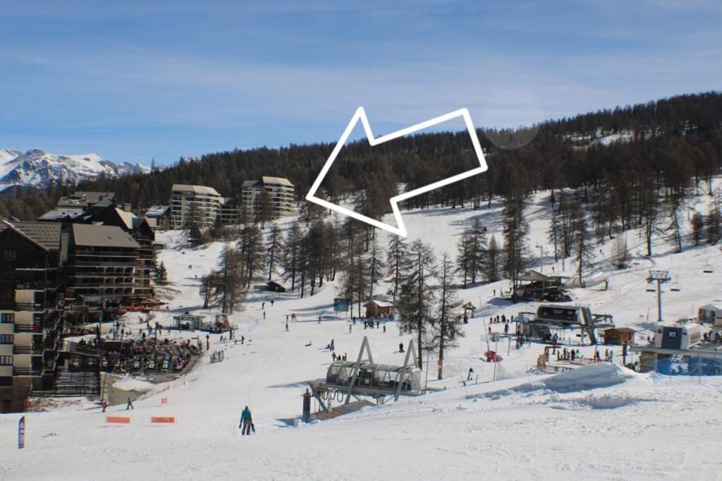 Risoul 1850 - Appart' 4 Personnes Ski Aux Pieds Ngoại thất bức ảnh